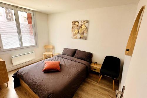 Χώρος καθιστικού στο Appartement 3 chambres + parking à Lyon 7