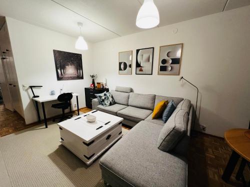 Posezení v ubytování Apartment In oldtown Kokkola