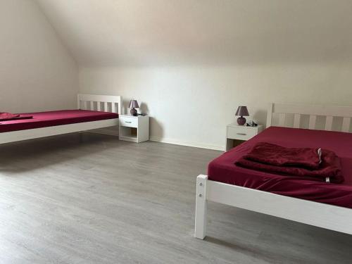 En eller flere senger på et rom på Monteur-Suite ,Appartement AVD 7