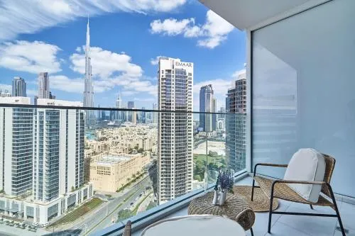 Luxury Studios with Burj Khalifa View - Marquise Square Tower