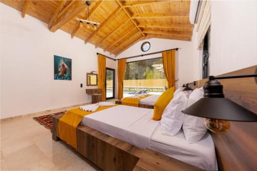 Ένα ή περισσότερα κρεβάτια σε δωμάτιο στο Villa Valley
