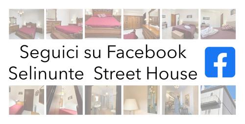 a collage of pictures of a secluded street house at Selinunte Street House in Castelvetrano Selinunte