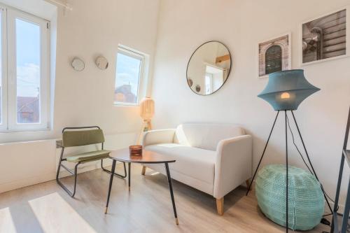 Posedenie v ubytovaní Emplacement central pour ce studio Vieux Lille