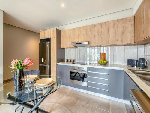 Albany - Sea Point Accommodationにあるキッチンまたは簡易キッチン