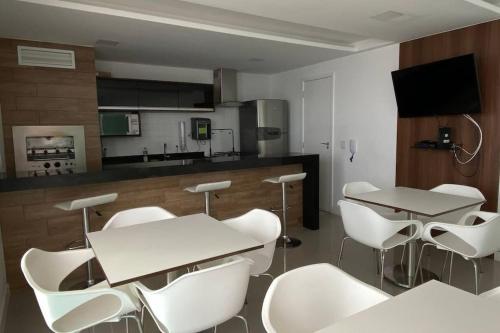 Kuchyň nebo kuchyňský kout v ubytování Loft 510 no Centro de Teresópolis