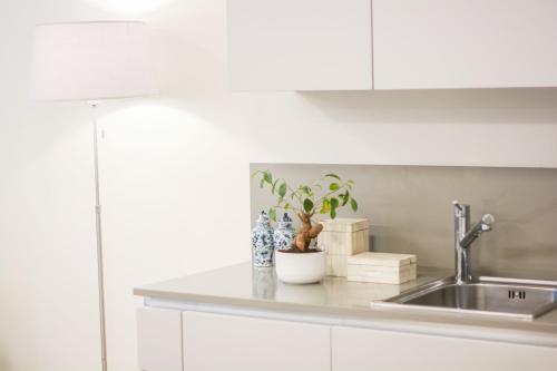 Kitchen o kitchenette sa Mysa Properties - Grazioso bilocale in Corso Indipendenza