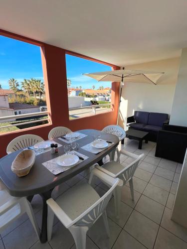 LES TERRASSES DE SAVANNA Joli 2 pièces cabine piscine Rochelongue Cap d'Agde