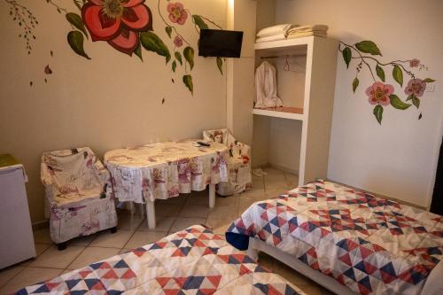 Katil atau katil-katil dalam bilik di Ιlias rooms