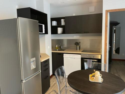 Dapur atau dapur kecil di Smart Appart Le Havre 97