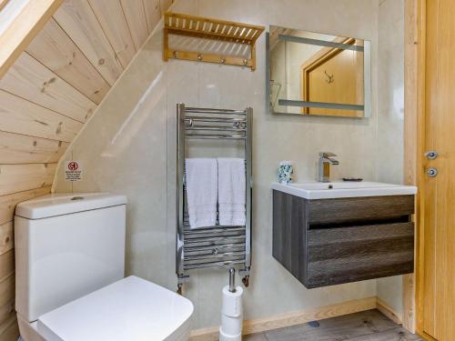 Leighton的住宿－1 Bed in Sheinton 93394，一间带卫生间和水槽的浴室