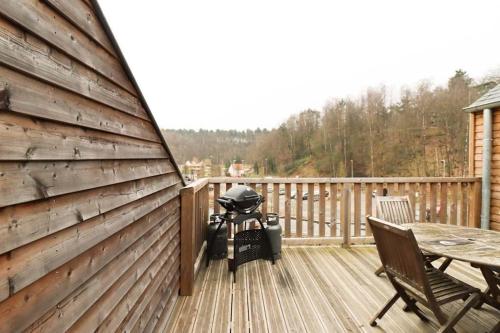 Balkón nebo terasa v ubytování Recreatiedomein Warredal - The Lodge