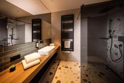 Koupelna v ubytování Zeit und Raum Hotel - Self Check-In