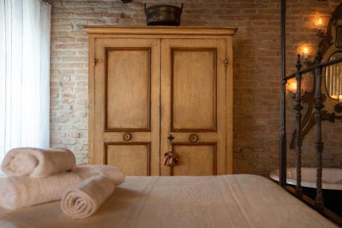 Cama o camas de una habitación en Casaforte La Bastide