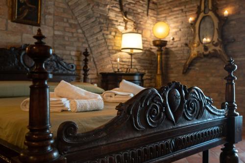 Cama o camas de una habitación en Casaforte La Bastide