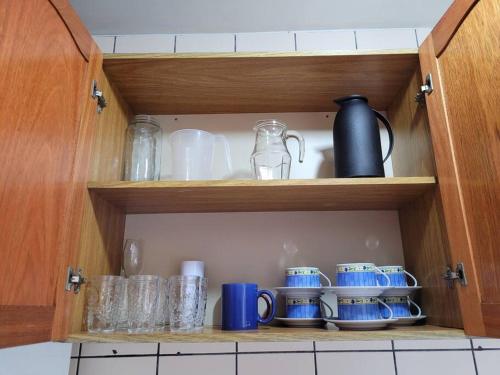 Kuchyň nebo kuchyňský kout v ubytování Ótima localização