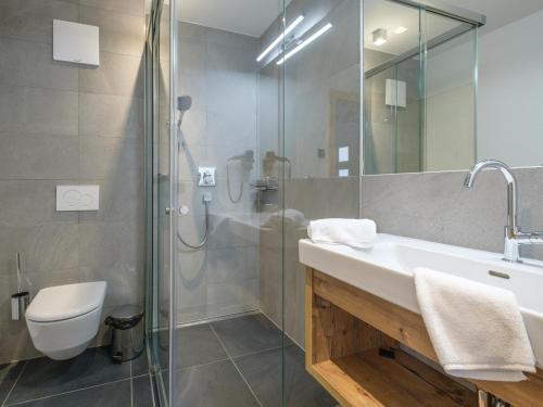 Koupelna v ubytování Tauernlodge Mila