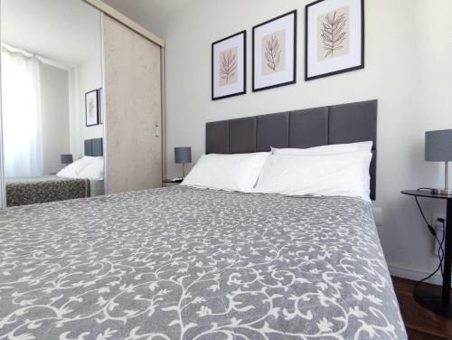 Cama o camas de una habitación en Apartamento Atalaia