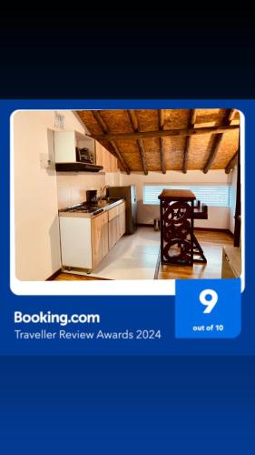 Η κουζίνα ή μικρή κουζίνα στο Bellisimo chalet en Zona Colonial (302)