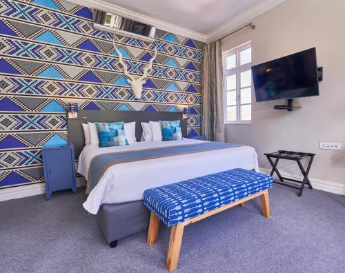 Katil atau katil-katil dalam bilik di Derwent House