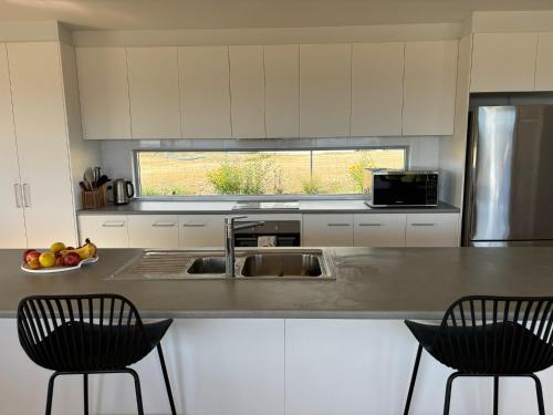 Una cocina o zona de cocina en Ocean Yakka, Kangaroo Island