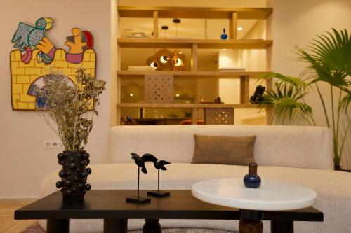 Coin salon dans l'établissement Misk Villa - Boutique Hotel & Spa