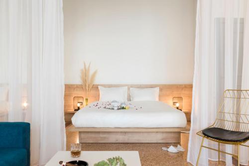 Katil atau katil-katil dalam bilik di Anoor Studios & Apartments in Gemmayze