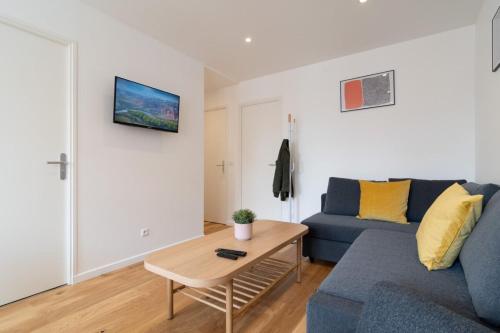 Istumisnurk majutusasutuses Lille center equipped and bright apartment