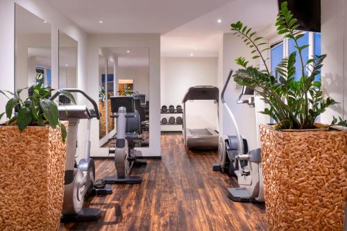 Salle ou équipements de sports de l'établissement Mövenpick Hotel Nürnberg Airport