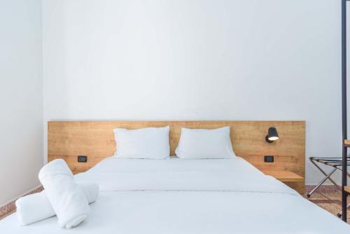 Katil atau katil-katil dalam bilik di Anoor Studios & Apartments in Gemmayze