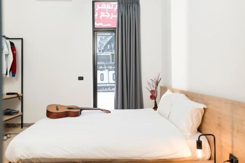 Katil atau katil-katil dalam bilik di Anoor Studios & Apartments in Gemmayze
