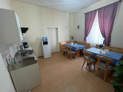Kuchyň nebo kuchyňský kout v ubytování Pension Krahmer