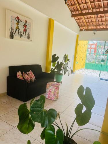 Posezení v ubytování Casa com Piscina