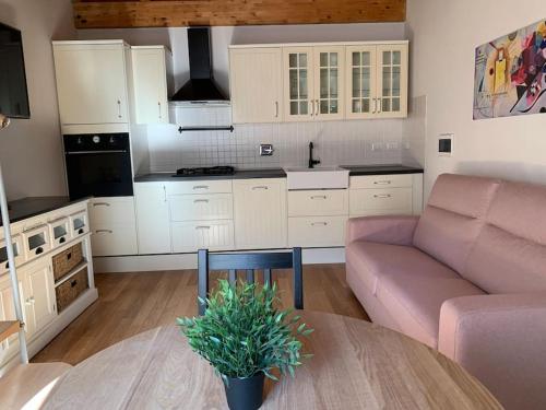 Η κουζίνα ή μικρή κουζίνα στο Casa Farini - San Giovanni in Persiceto