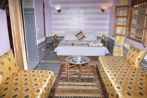 Riad Fes Colors & SPA - Family Lodgingにあるシーティングエリア