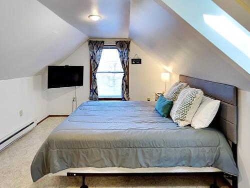 Un pat sau paturi într-o cameră la Smoars