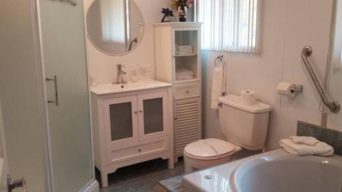Ванная комната в Les chalets labbé