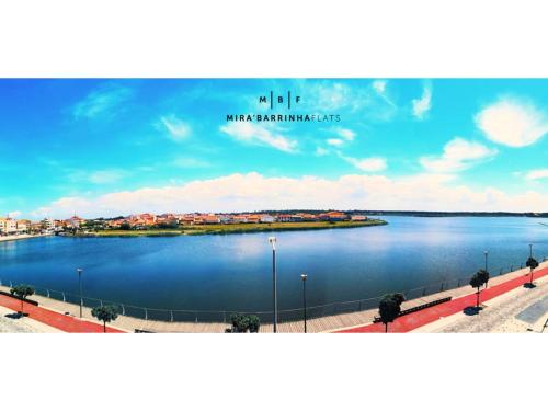 a view of a large body of water at Mira'Barrinha Flats in Praia de Mira