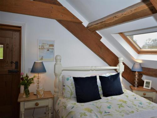 מיטה או מיטות בחדר ב-1 bed property in Teignmouth BUCLO