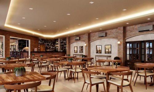 Un restaurante u otro lugar para comer en São Pedro Thermas Resort