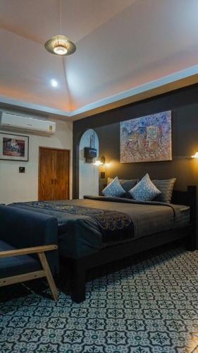 Ένα ή περισσότερα κρεβάτια σε δωμάτιο στο Waree Onsen Resort