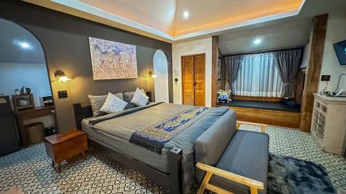 Ένα ή περισσότερα κρεβάτια σε δωμάτιο στο Waree Onsen Resort