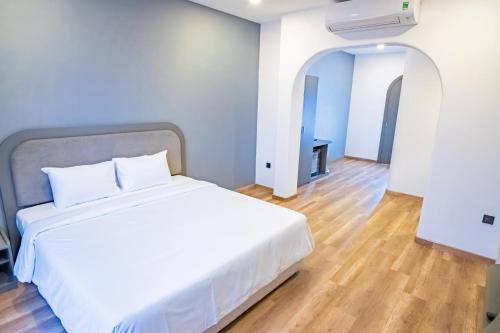 Ένα ή περισσότερα κρεβάτια σε δωμάτιο στο Hafi Boutique Hotel