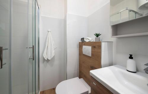 Ett badrum på Cozy Apartment In Pula With Wifi