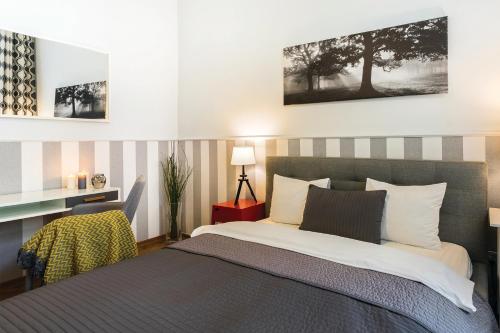 Posteľ alebo postele v izbe v ubytovaní Old Town Residence Bis