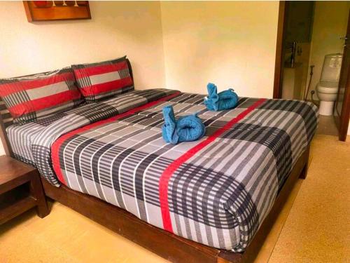 Postel nebo postele na pokoji v ubytování Vitamin sea villas Koh Chang