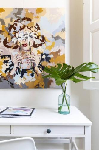 Modern art apartment - Art pieces & eclectic deco