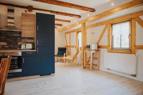 Η κουζίνα ή μικρή κουζίνα στο Ferienhaus am Hörnchen