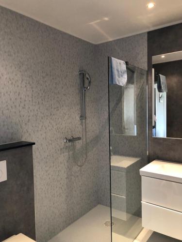 Ένα μπάνιο στο Apartment " KIISCHPELT "