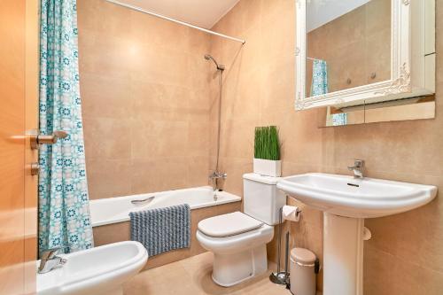 Koupelna v ubytování Apartamento Plaza España E1