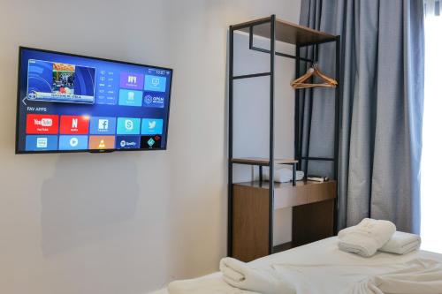Cama o camas de una habitación en Hotel Siars